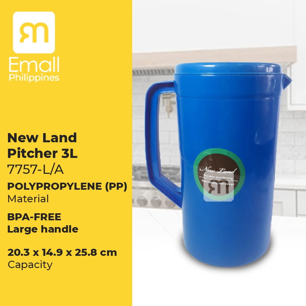Emall Philippines New Land Pitcher 3L 7757L/A Comfy Handle Water