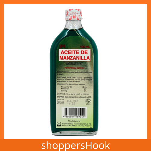 IPI Aceite Manzanilla 100ml Solution | Lazada PH