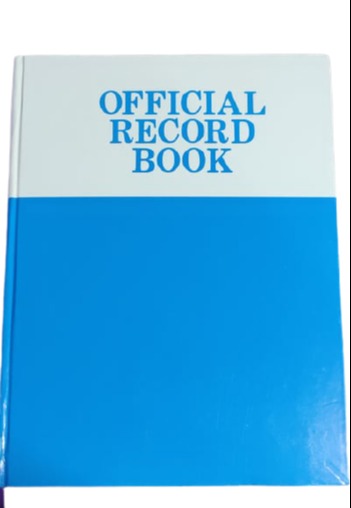 Official Record Book / 300 - 500 pages available (Sold per piece