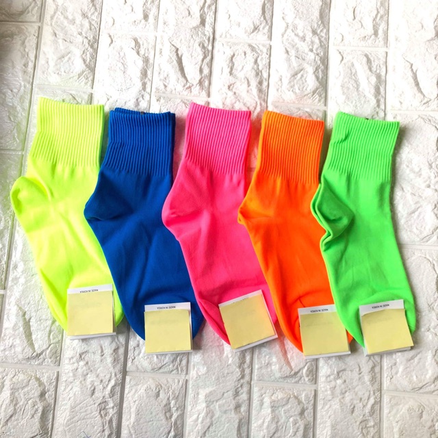 Korean Socks Neon Socks Iconic Socks Lazada PH