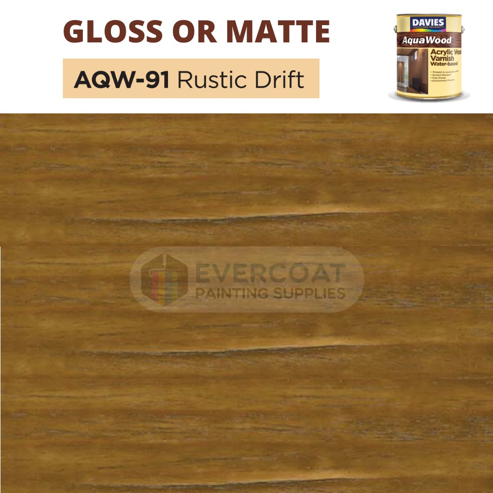 Davies AquaWood Wood Stain + Varnish Water Based 1L Lazada PH