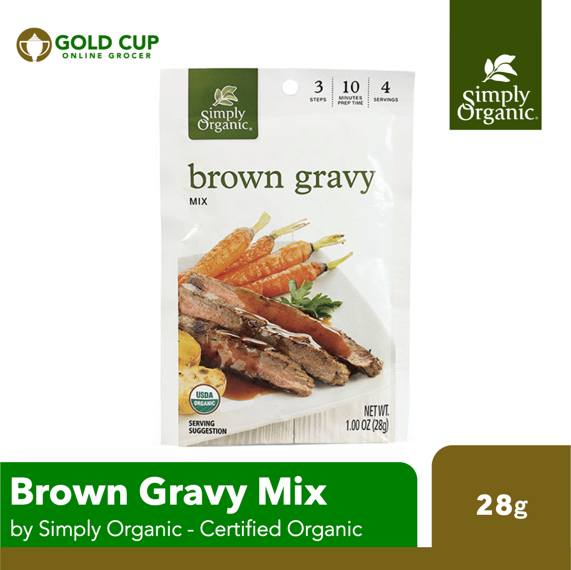 Simply Organic Brown Gravy Mix 28g Lazada PH