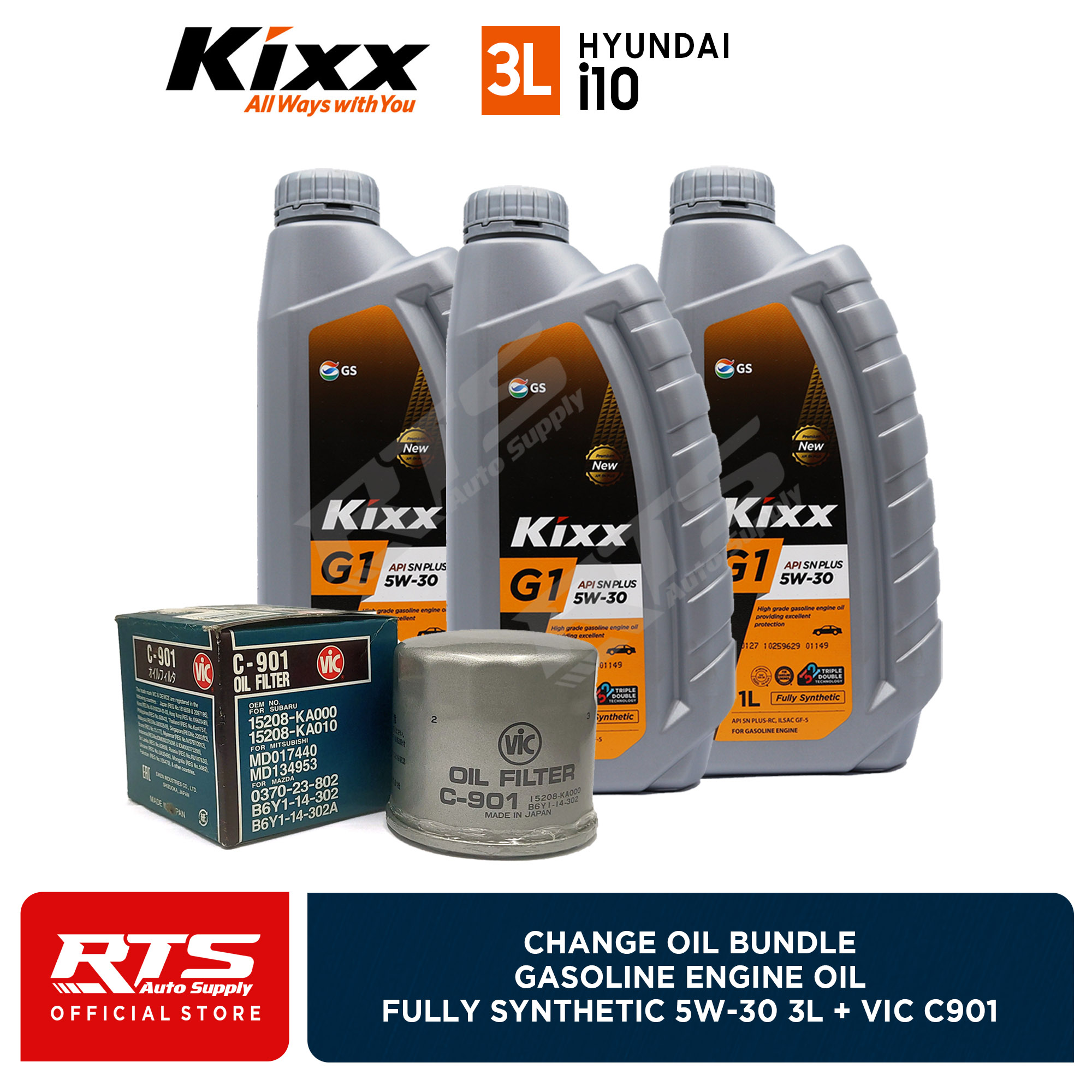 Kixx G1 Fully Synthetic 5w-30 | G1 Semi Synthetic 10w-40 Gasoline ...