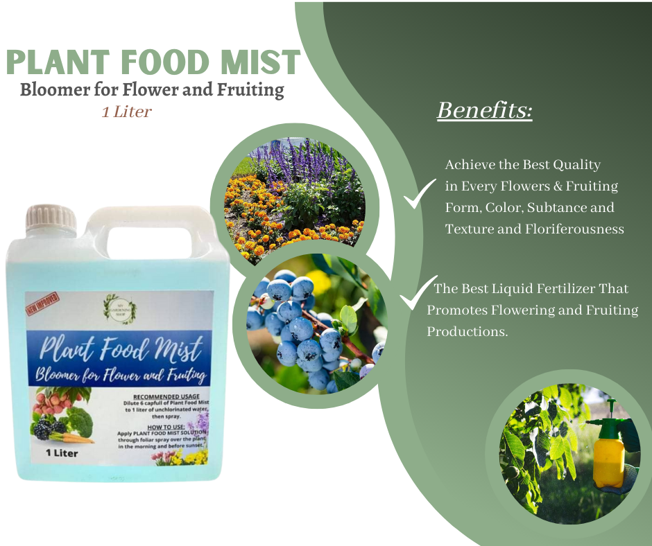 MIST SOLUTION FOR PLANTS FOOD MIST 1LITER SPRAY SOLUTION FOR PLANTS