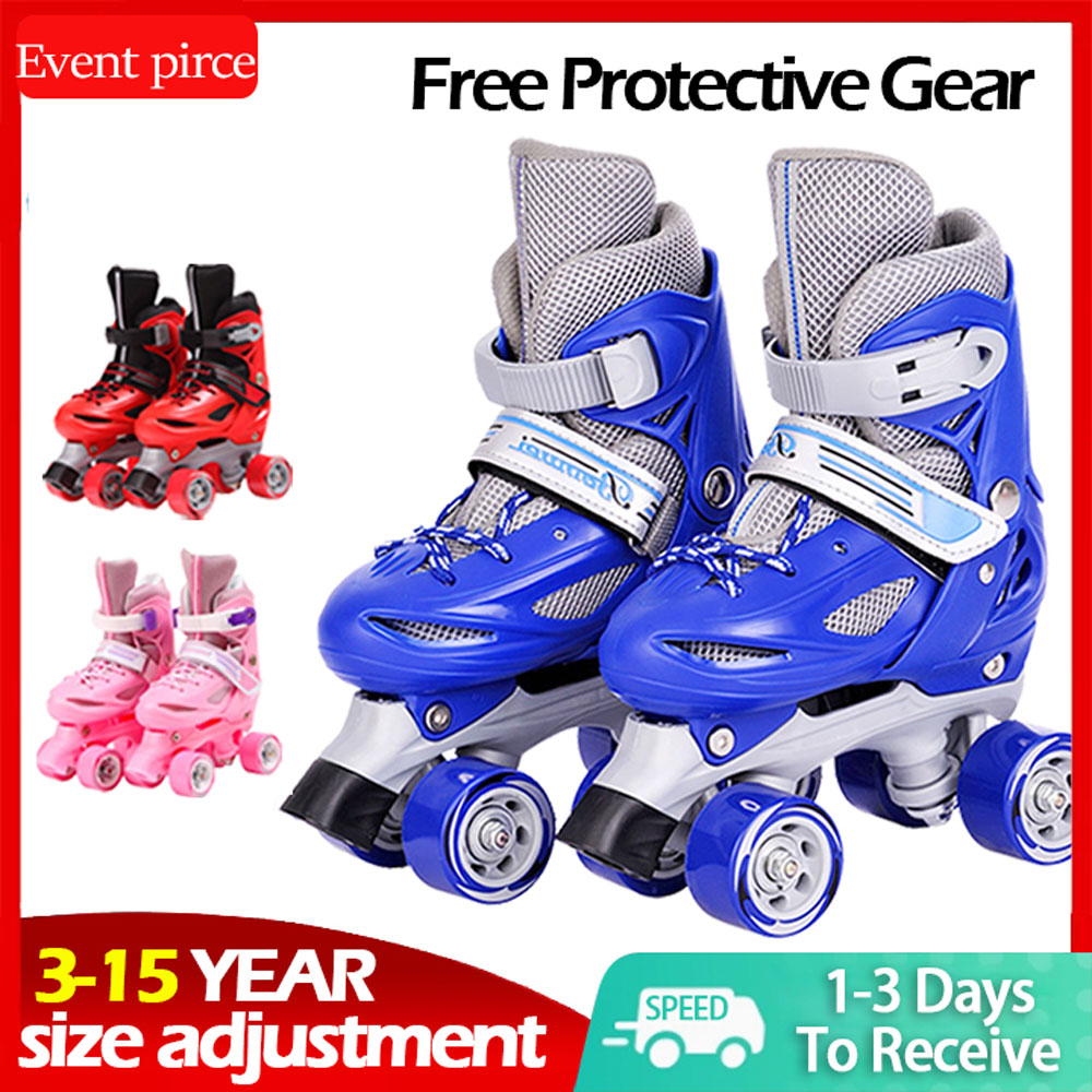 Double roller skates 4 wheel 12 years old skates roller skates children