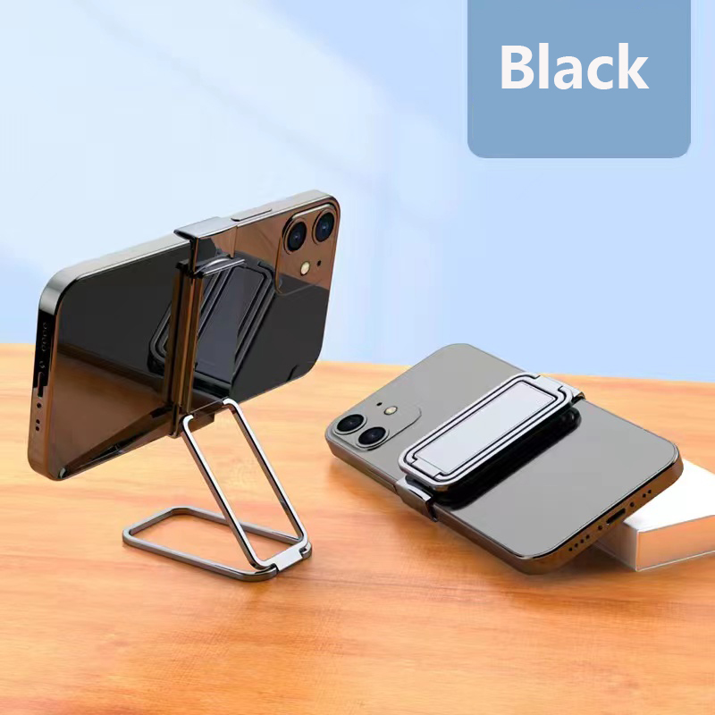 Binder Clip Cell Phone Stand Binder Clip Makeshift Cell Phone Stand Alloy  Folding Magnetic