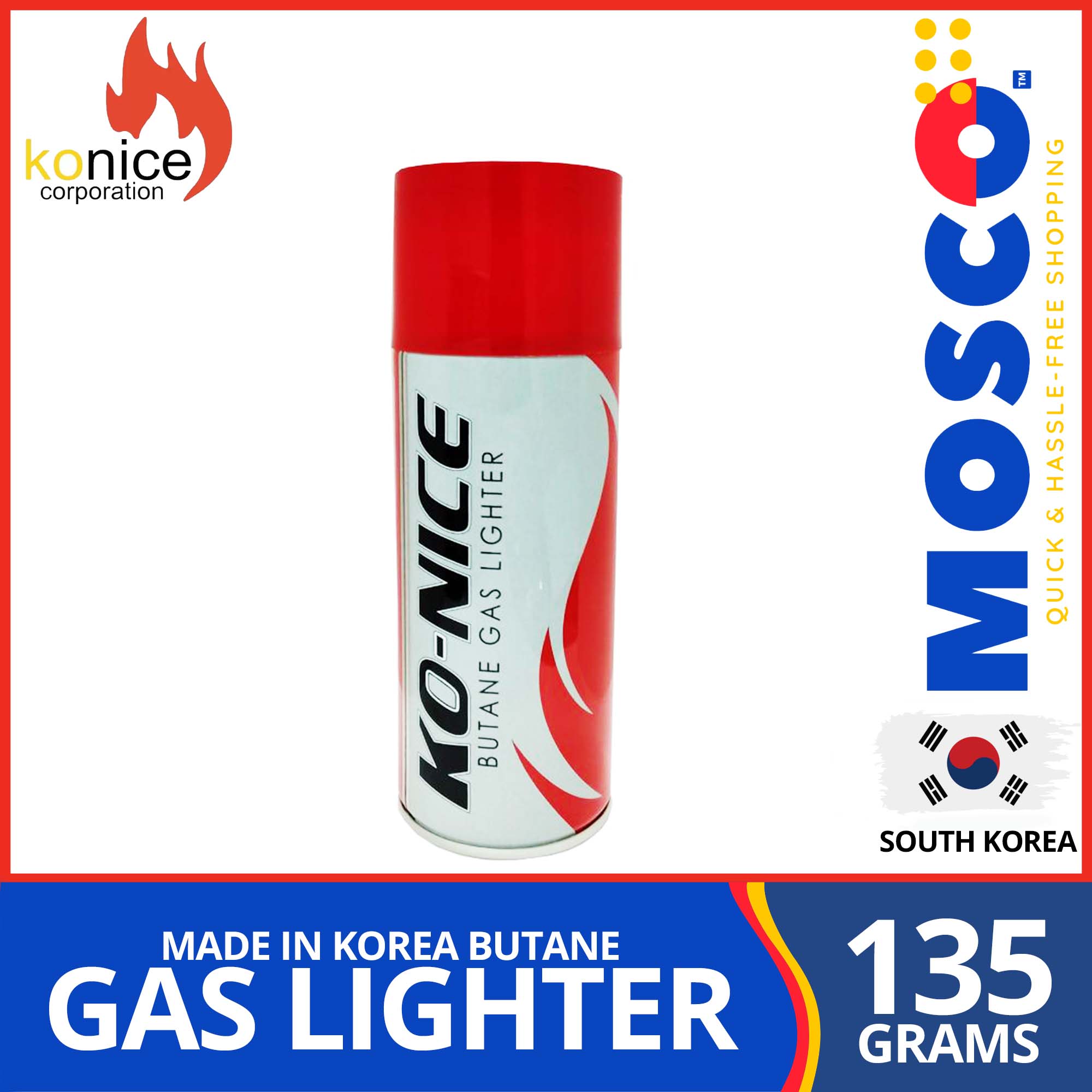Konice Butane Gas Lighter 135g Refills Lighters & Igniters With