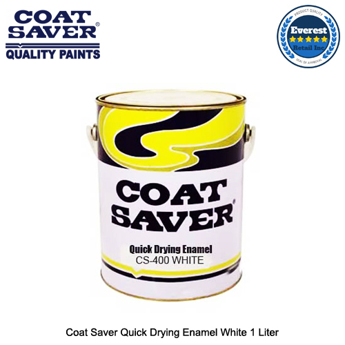 Coat Saver Quick Drying Enamel White 1 Liter Lazada PH