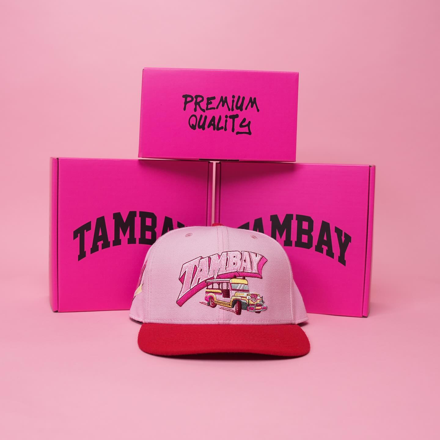 TAMBAY CAP VERSION 14 ROSAS - PINK JEEPNEY BY PIO BALBUENA TEAM