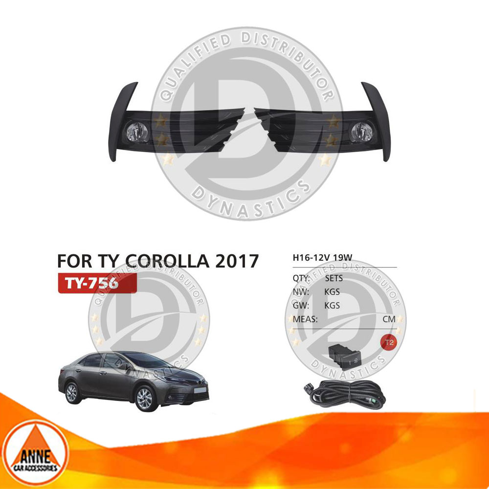 Pentair Foglamp Set Toyota Corolla 2017 2018 Waterproof Fog Lamp Set