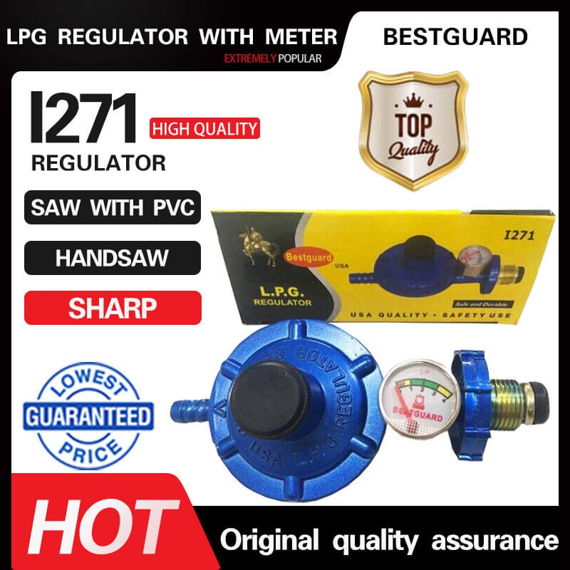 Gas Stove Regulator LPG Regulator with Meter Stable Regulation Lazada PH
