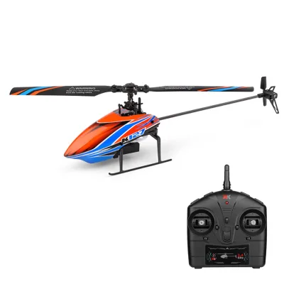 WLtoys XKS K127 RC Helicopter Remote Control Helicopter for Beginners 6-axis Gyro Single Blade RC Aircraft RC Plane Fixed Height 4CH RTF