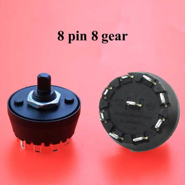 High Temperature Resistant High Current Multi Stage Rotary Gear Switch Rotary Encoder Switch