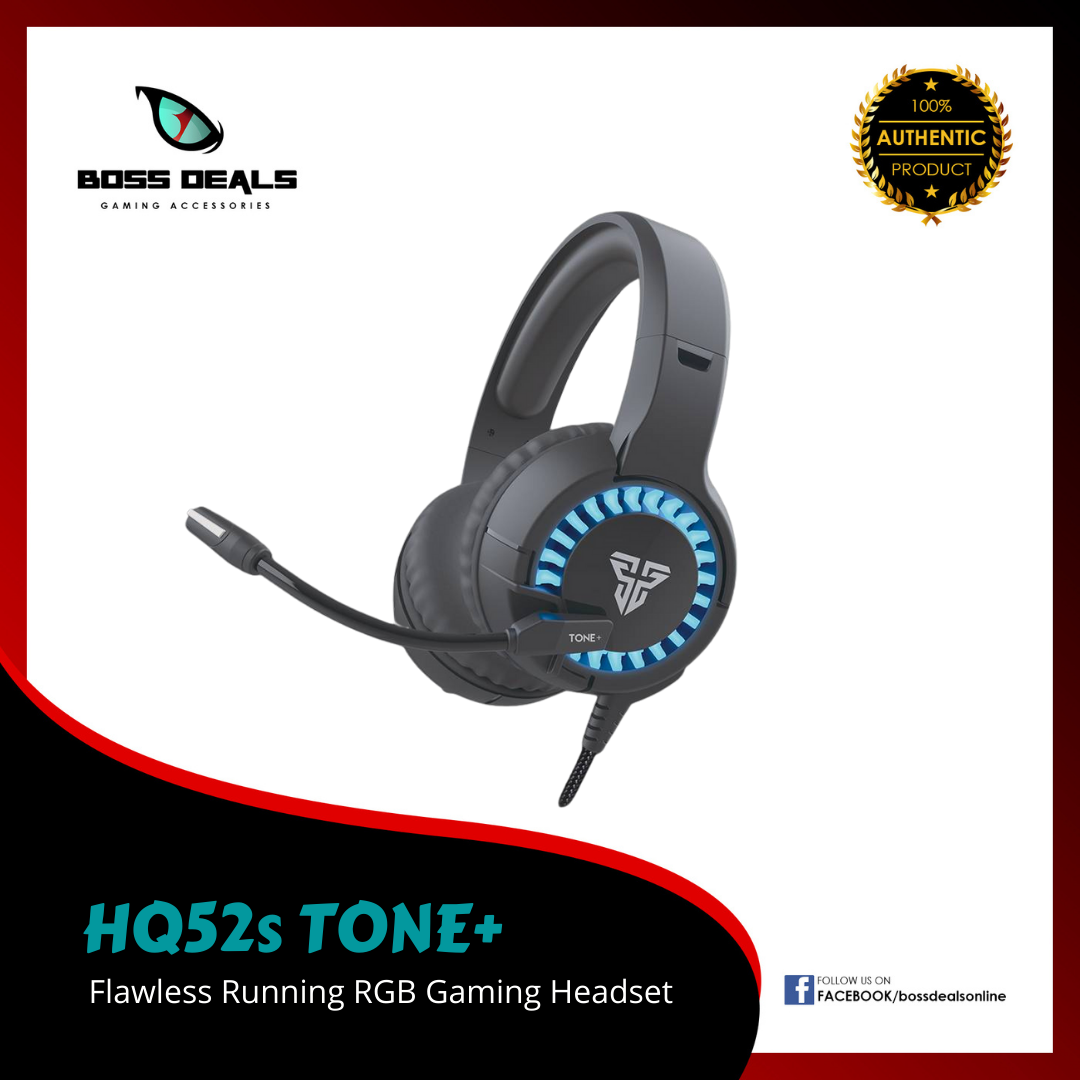 FANTECH HQ52s TONE+ RGB GAMING HEADPHONE Lazada PH