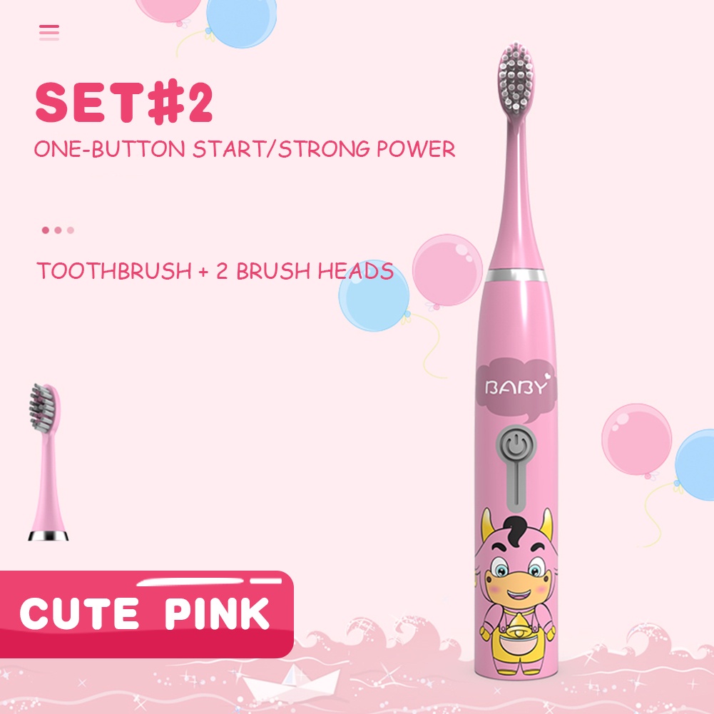 ACE Cartoon Electric Children's Toothbrush Waterproof Soft Hair