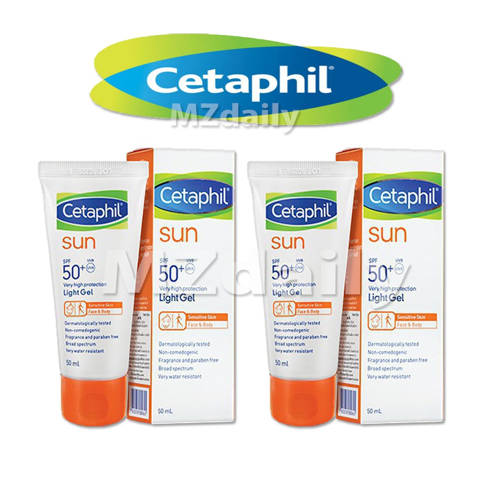 【ready Stock】 ⚘ Set Of 2 Cetaphil Sun Spf 50 Light Gel 118ml