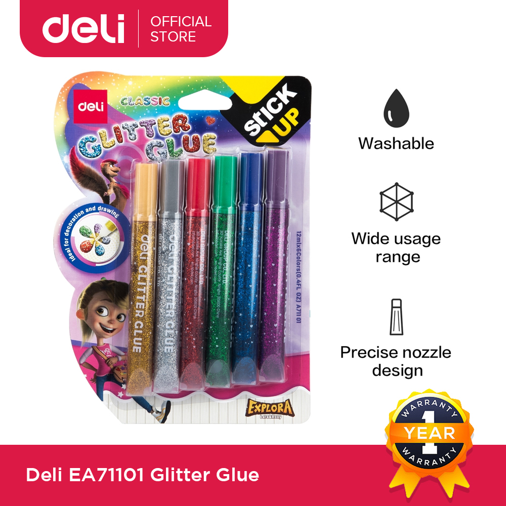 Deli EA71101 Glitter Glue Creative glitter for application on many