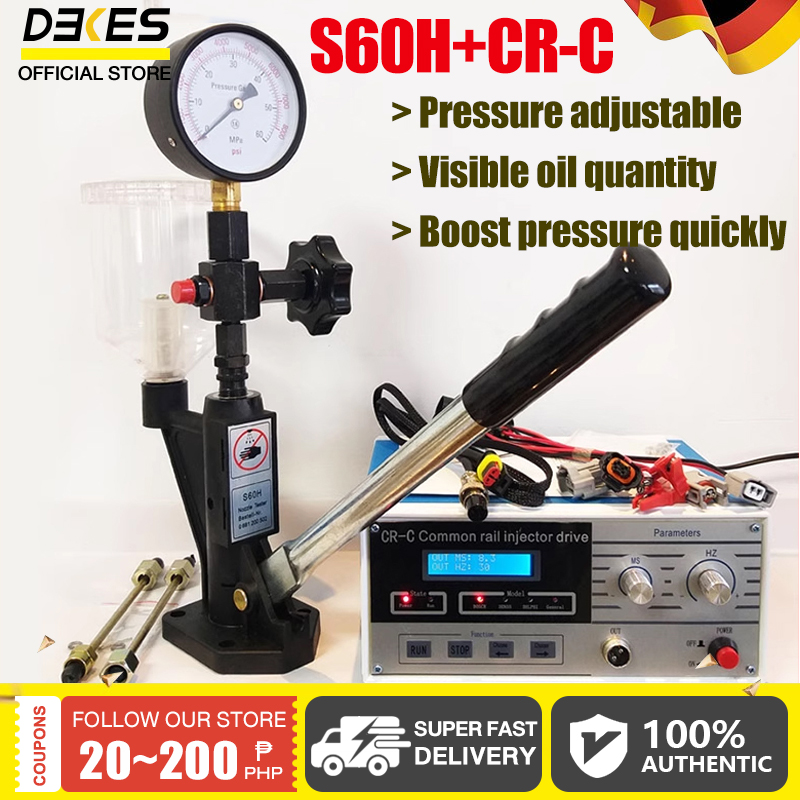 DEKES CR-C Multifunction Diesel Common Rail Injector Tester + S60H