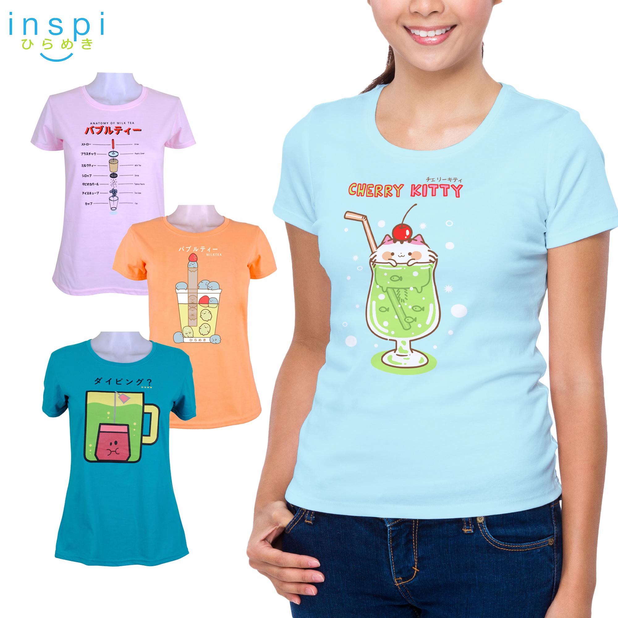 INSPI Tees Ladies Milk Tea Collection tshirt printed graphic tee Ladies t  shirt shirts women tshirts for women womens tshirt sale