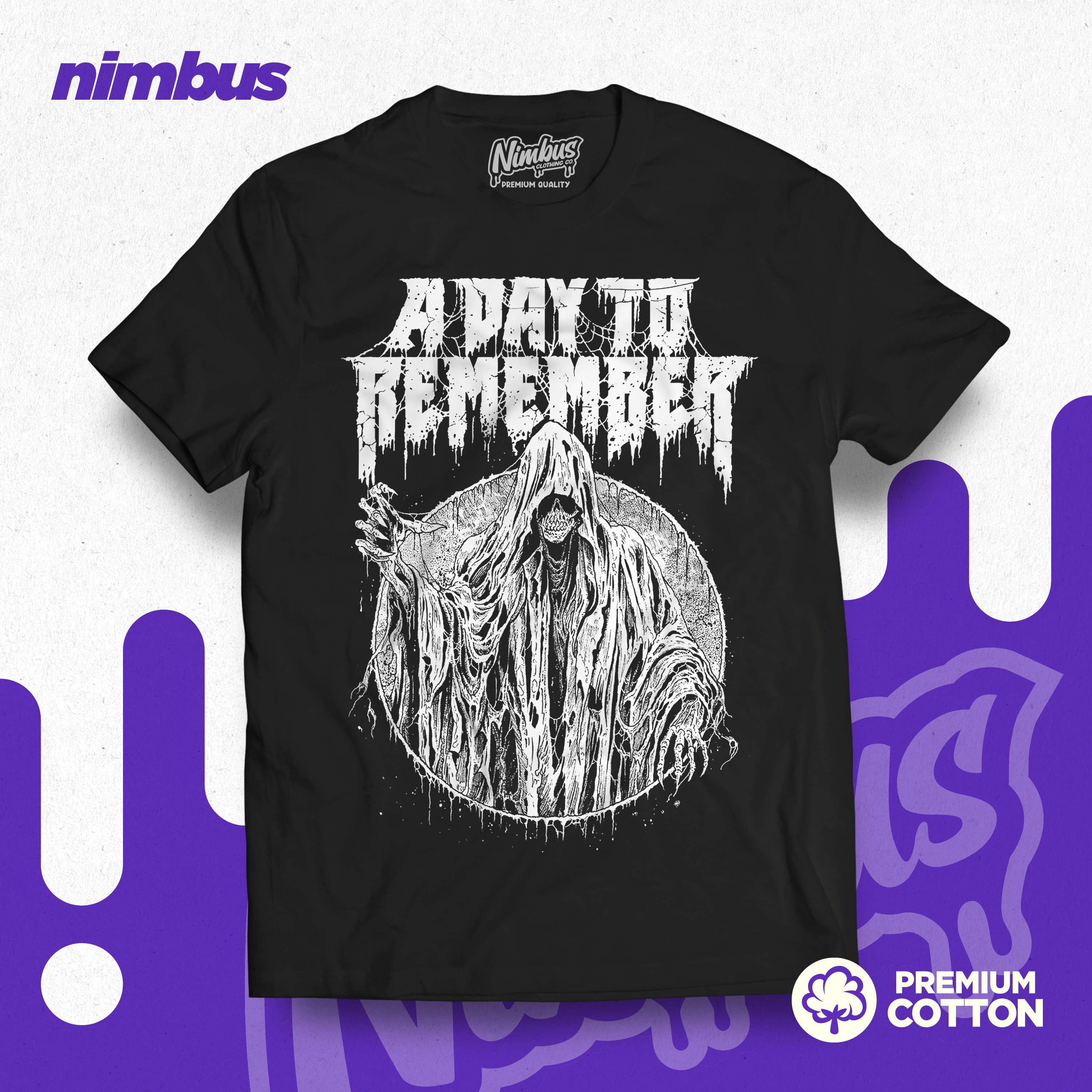 Music Band | ADTR | Premium Cotton T-Shirt | Nimbus Clothing | Lazada PH