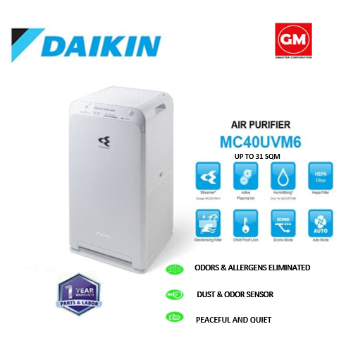 pm 2.5 indicator daikin air purifier