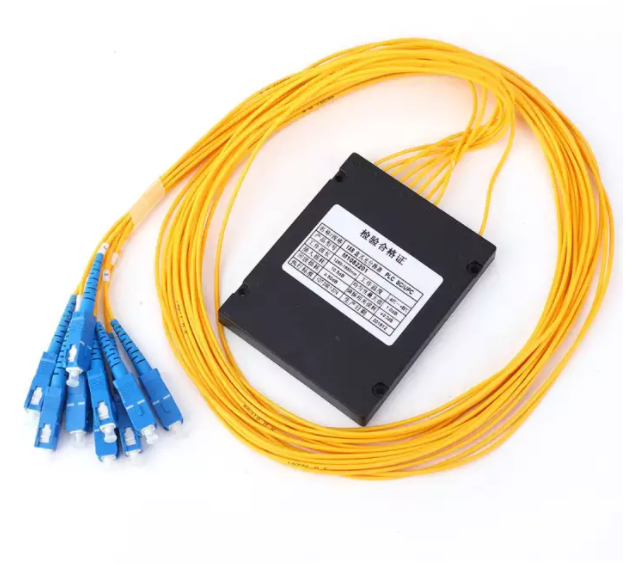 Allan 1 X 8 Spectrometer SC/UPC Optical Fiber PLC Splitter Single Mode ...