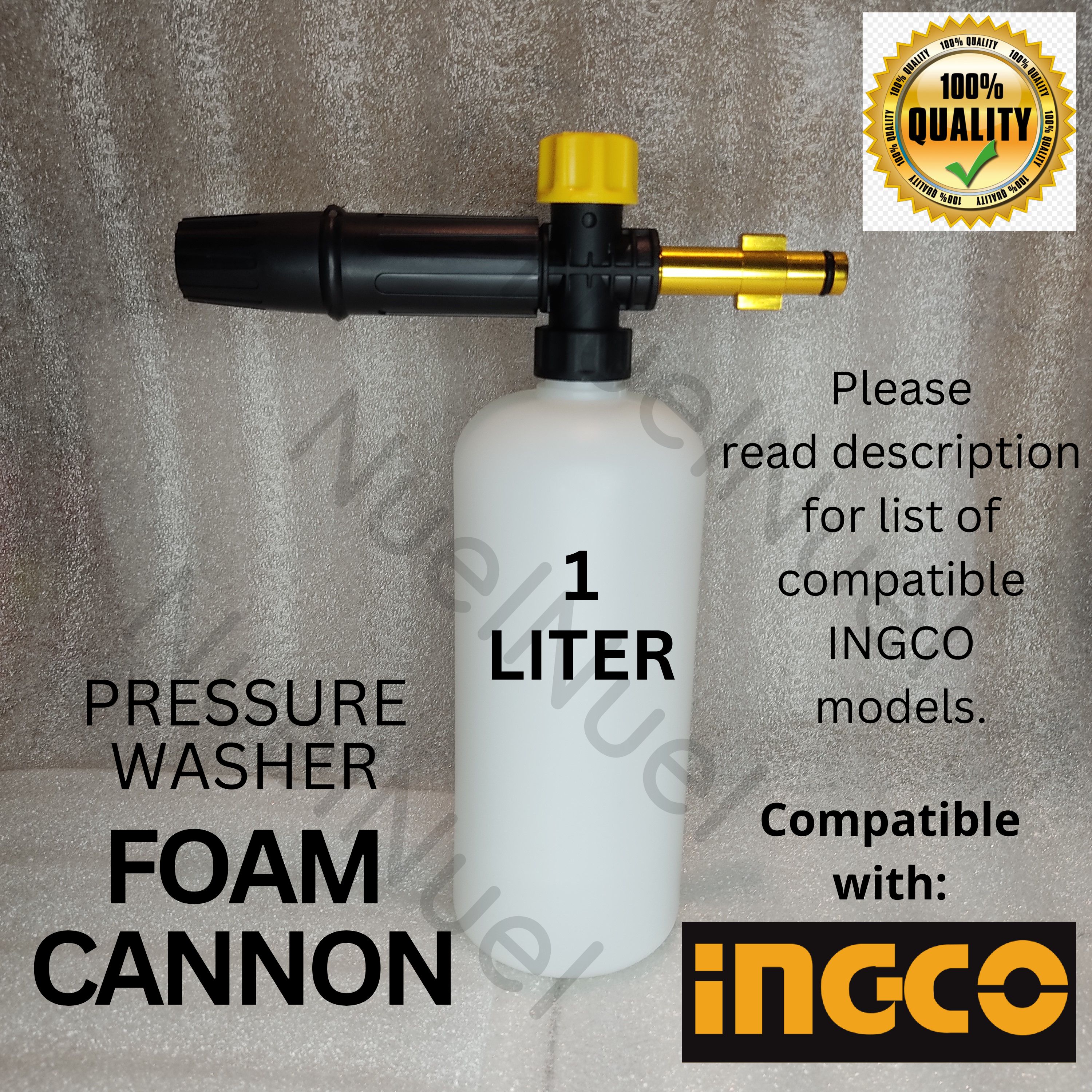 FOAM CANNON FOR INGCO PRESSURE WASHER HPWR14008 HPWR18008 HPWR20008