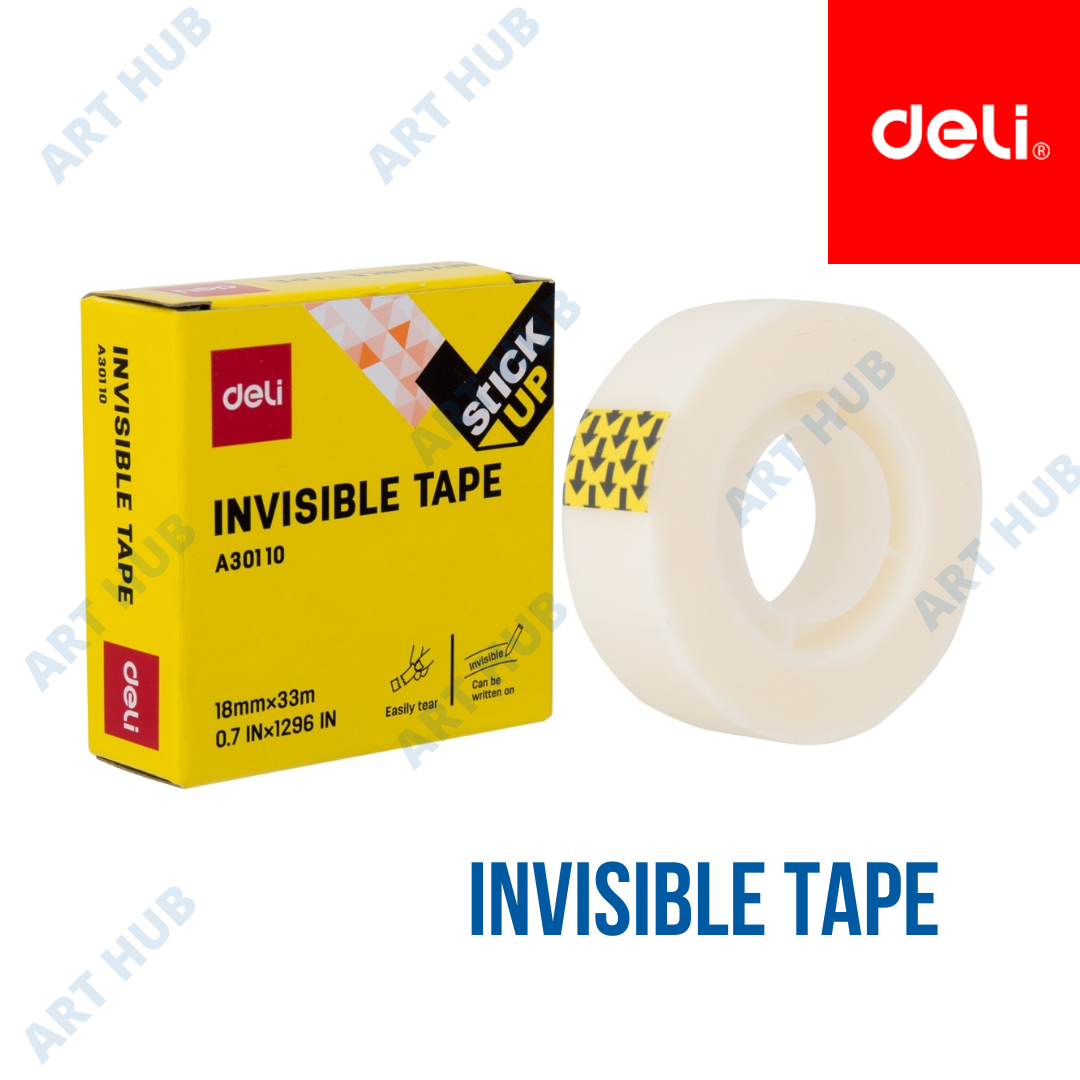 Deli Invisible Tape 18mm x 33m, 1 Roll – Project Workshop PH