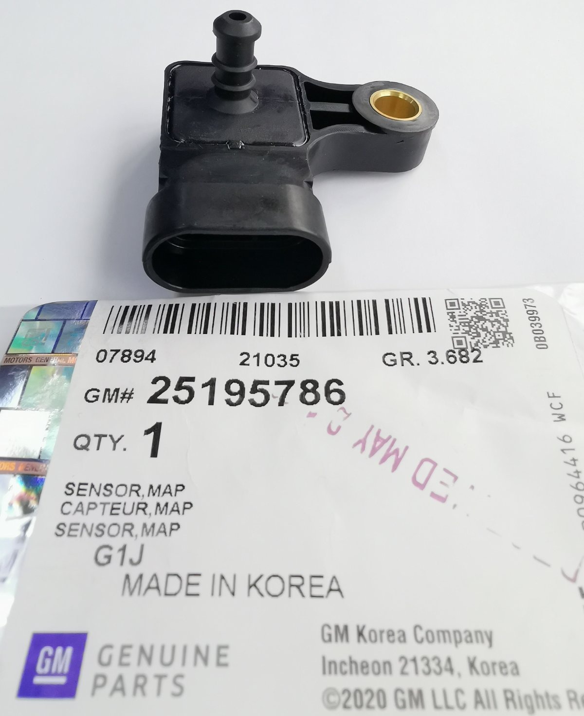 GM Map Sensor for Chevrolet Optra 1.6L / Chevrolet Cruze 1.8L PN