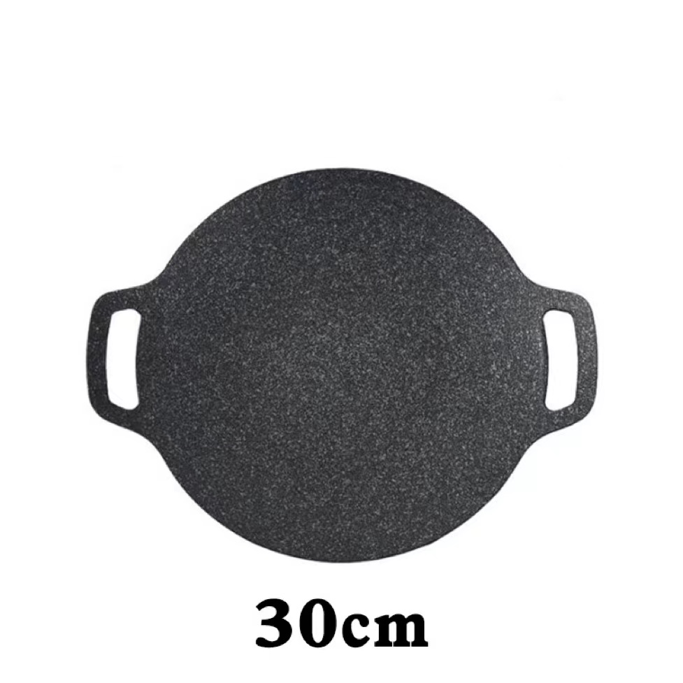 Nonstick Round Griddle Grill Pan For Korean Bbq/teppanyaki Pan, Tawa, Roti  Pan/induction Ready Medical Stone Korean Barbecue Pan Korean Griddle Pan,  Outdoor Camping Picnic Hiking, Cookware Barbecue Tool Accessories - Temu