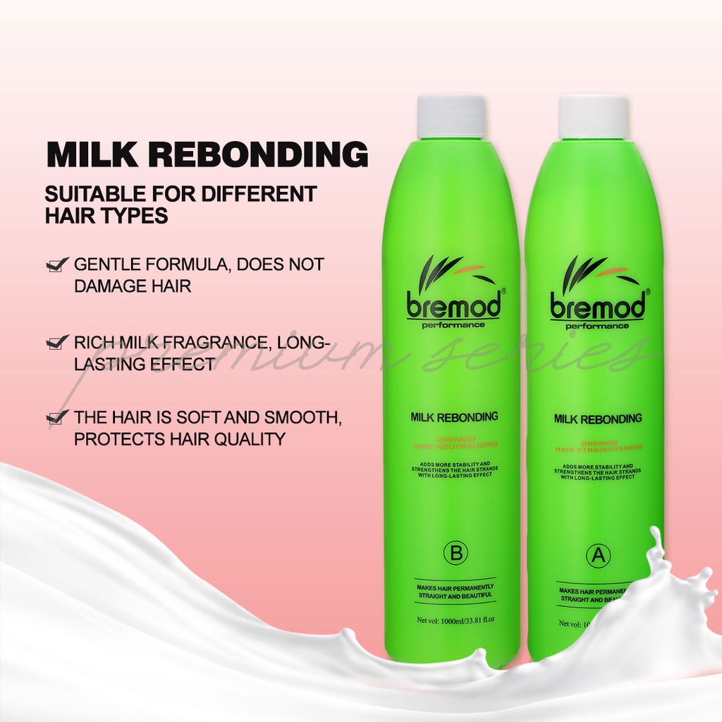 Bremod Hair Rebonding Set Straight Smooth Hair Original 2IN1 (A&B) Set