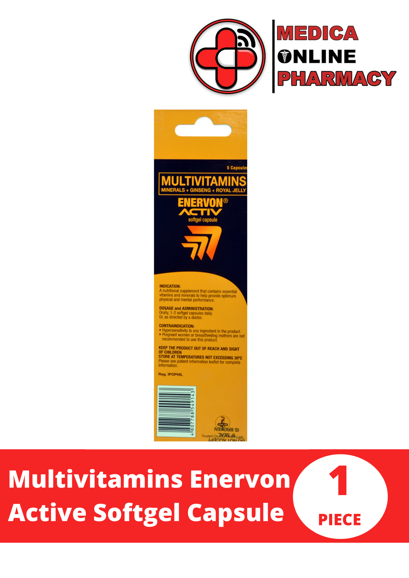 Multivitamins Enervon Active Softgel Capsule Lazada Ph 4119