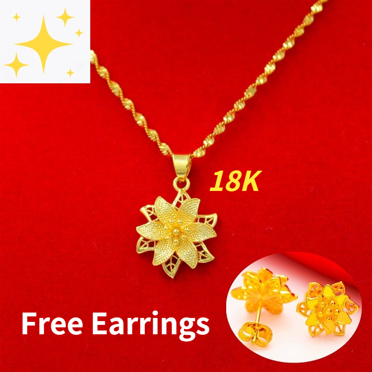 Saudi Gold 18k Pawnable Legit Necklace 