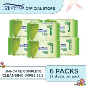 Uni-Care Complete Cleansing Wipes 32's Pack of 6