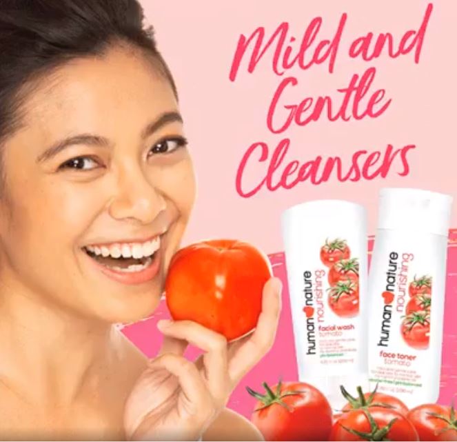human heart nature nourishing facial wash
