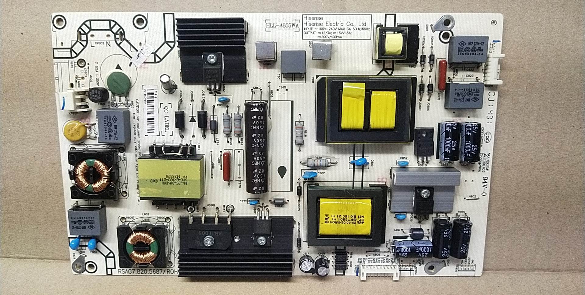 LED TV POWER SUPPLY BOARD for 48LTV700 Lazada PH
