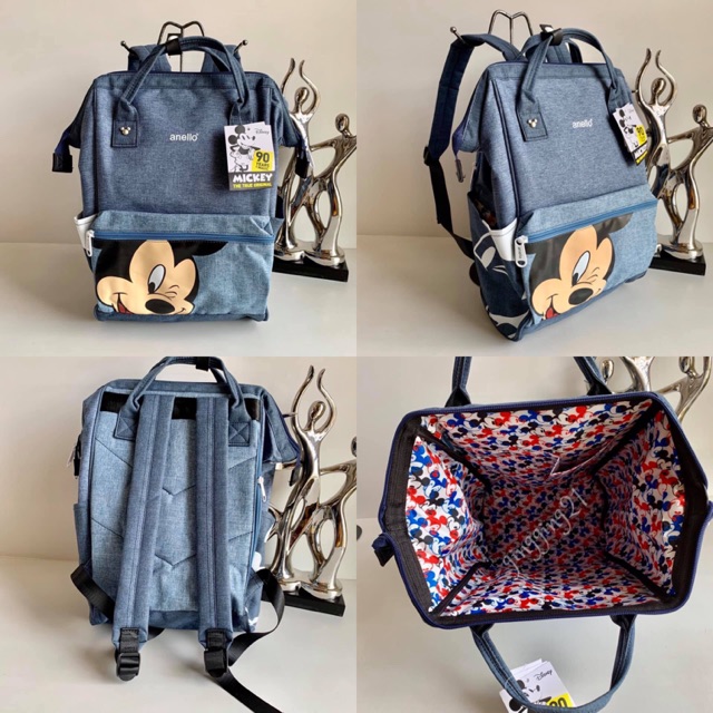 ANELLO Japan Style Unisex Mickey Backpack Limited Edition  Orange   Lazada PH