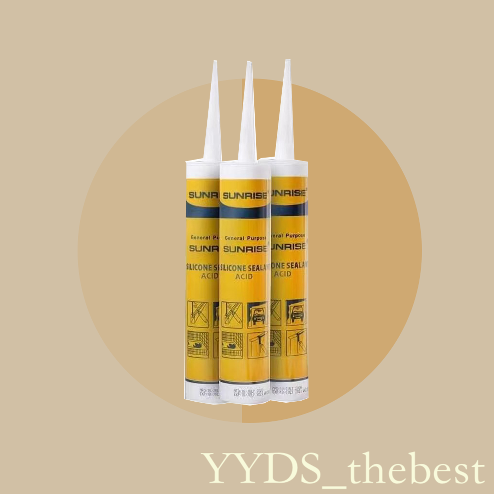 Sunrise Silicone sealant Clear brown black white grey colored Lazada PH