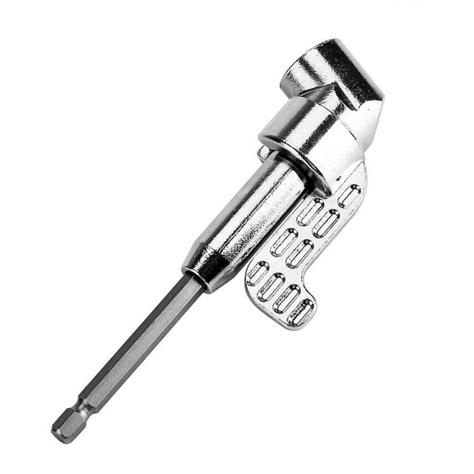 JNL Long 105 Degree Right Angle Drill Extension 1/4" Hex Shank Bent