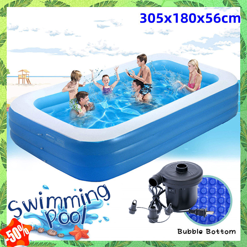 【1-3 Days Delivery】1.8M/3M/1.2M Swimming Pool for Kids Adult Family ...