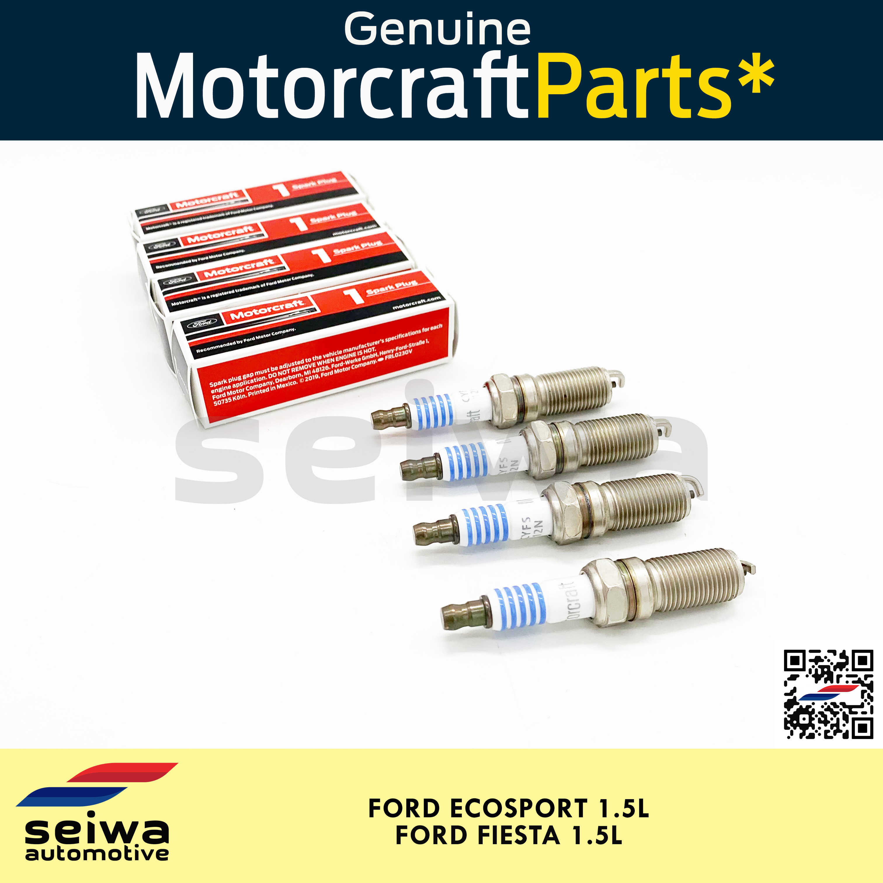 [1.5L] Ford Ecosport Spark Plug Set [1.5L] Ford Fiesta Spark Plug Set