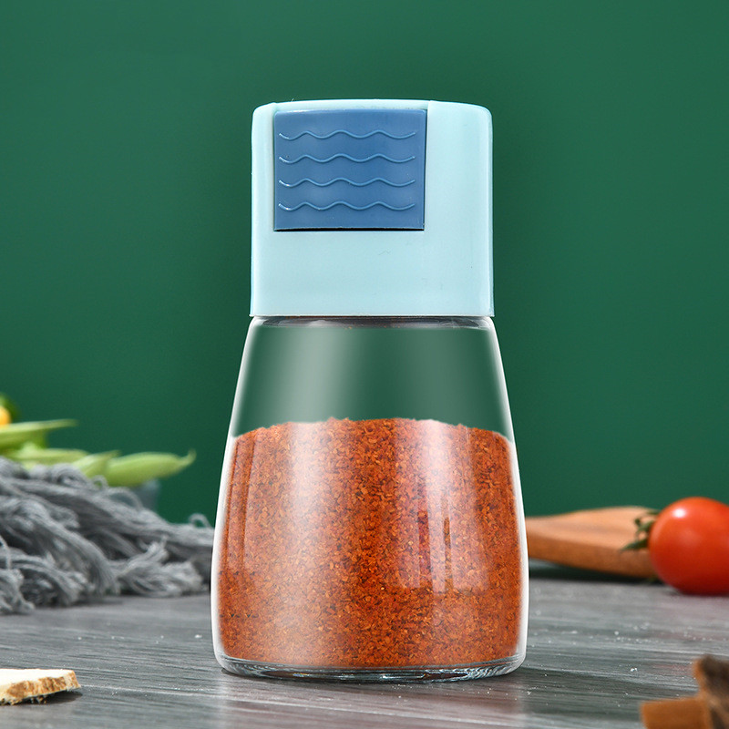 Colour Kitchen Seasoning Bottle 0.5g Press Type Control Salt Shaker