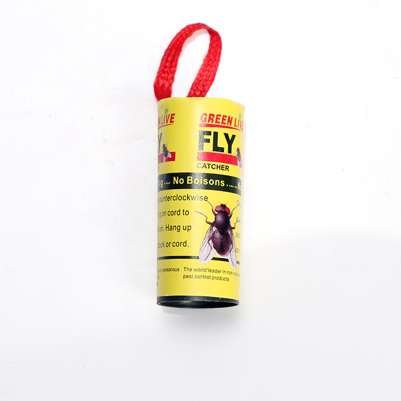 Bowake 4 Rolls Sticky Fly Paper Eliminate Flies Insect Bug Glue Paper  Catcher Trap