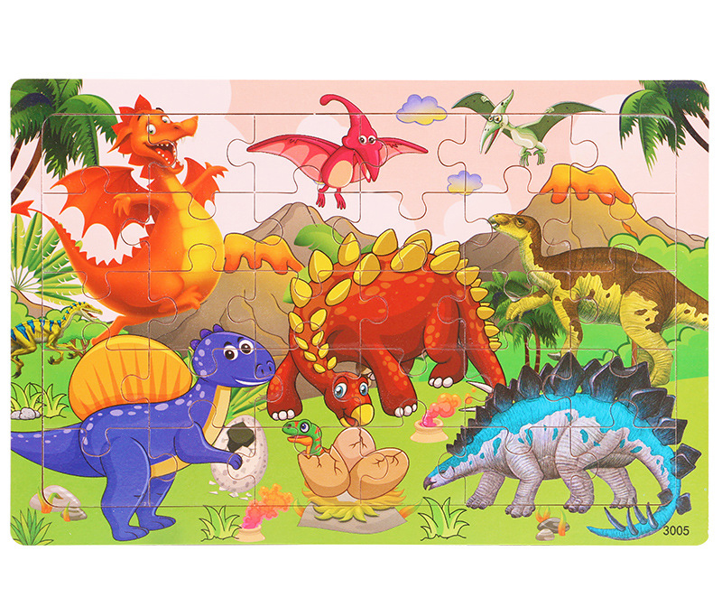 Wivo Wooden puzzle pieces children's puzzle pieces Wooden Animal ...