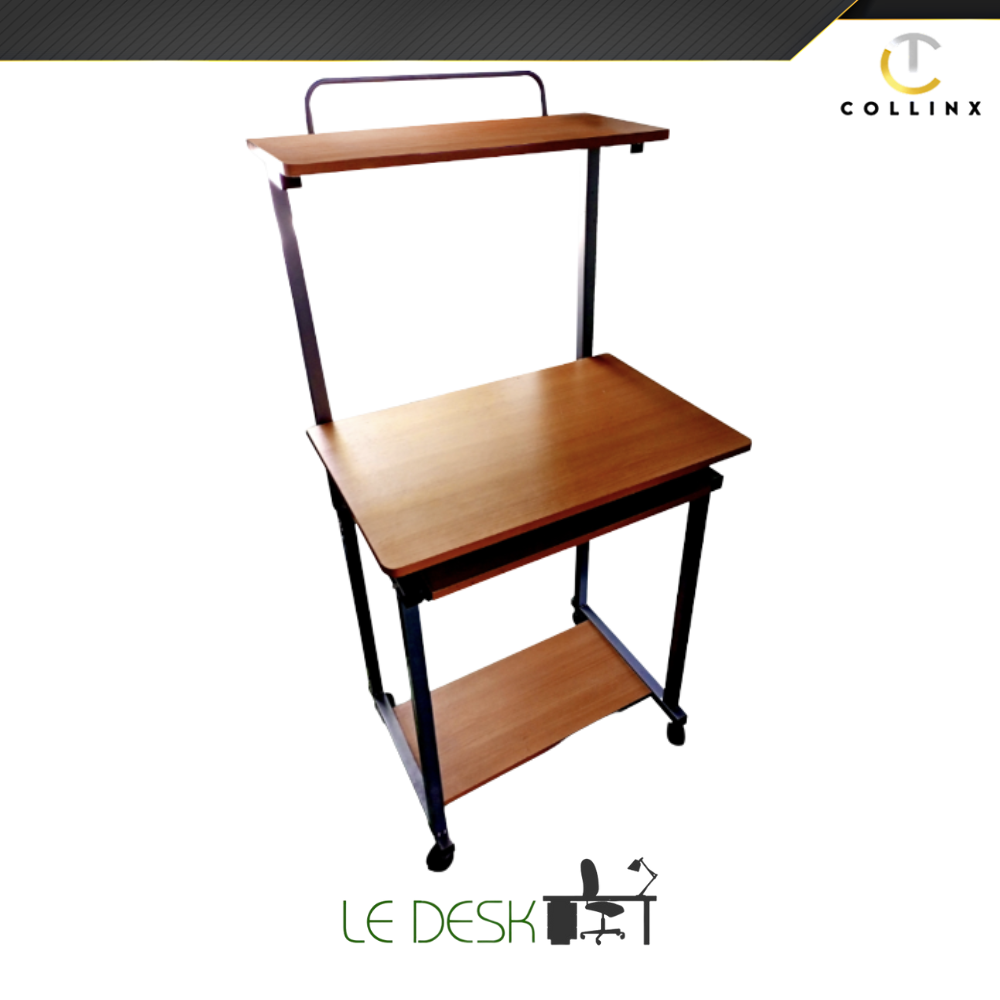 Le Desk Computer Table - Desk with Wheels (Le Desk) | GX468C GX 468 GX468B ...