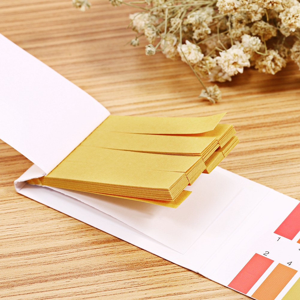 Walront 1 bộ 80 que thử độ ph kiềm axit đầy đủ 1-14 bộ dụng cụ thử nghiệm giấy quỳ tím