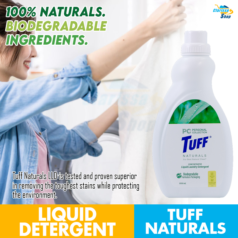 Personal Collection Tuff Naturals Liquid Laundry Detergent 1000ml Biodegradable Ingredients