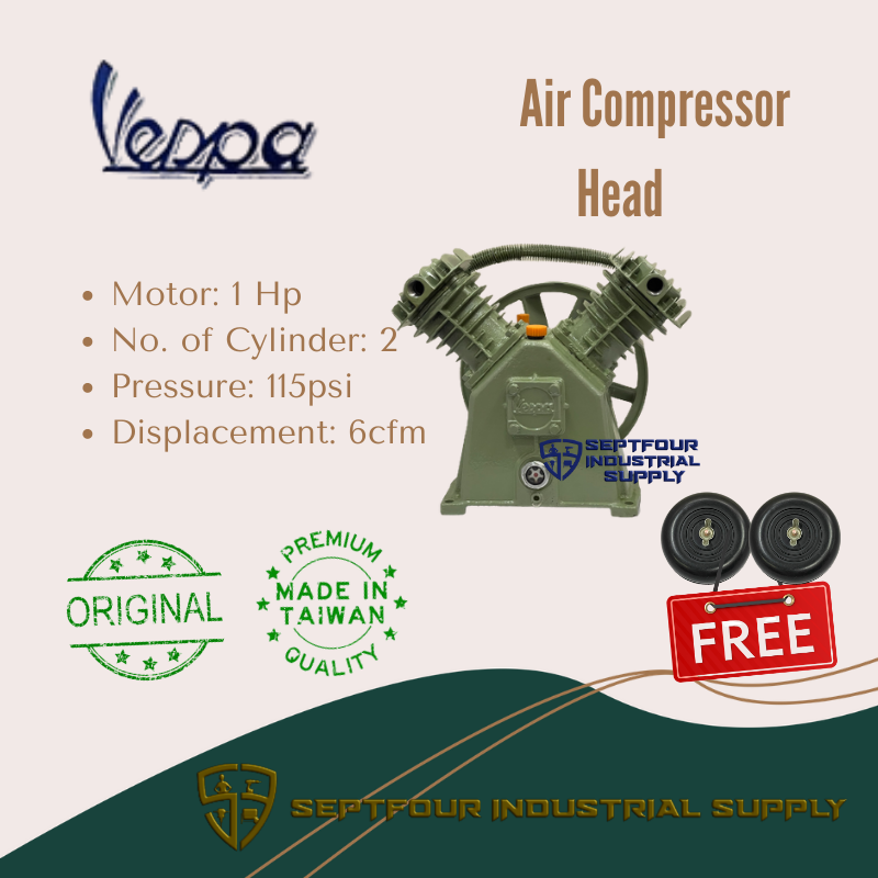 Vespa 1hp Air Compressor Head Pump 100 Original Lazada Ph