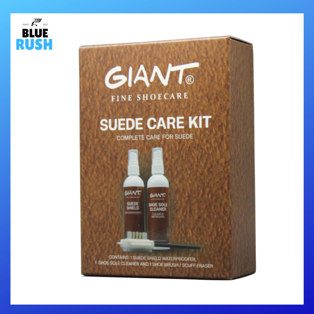 Giant Suede Shoe Cleaner Kit Nubuck Restore Clean Shine Suede and