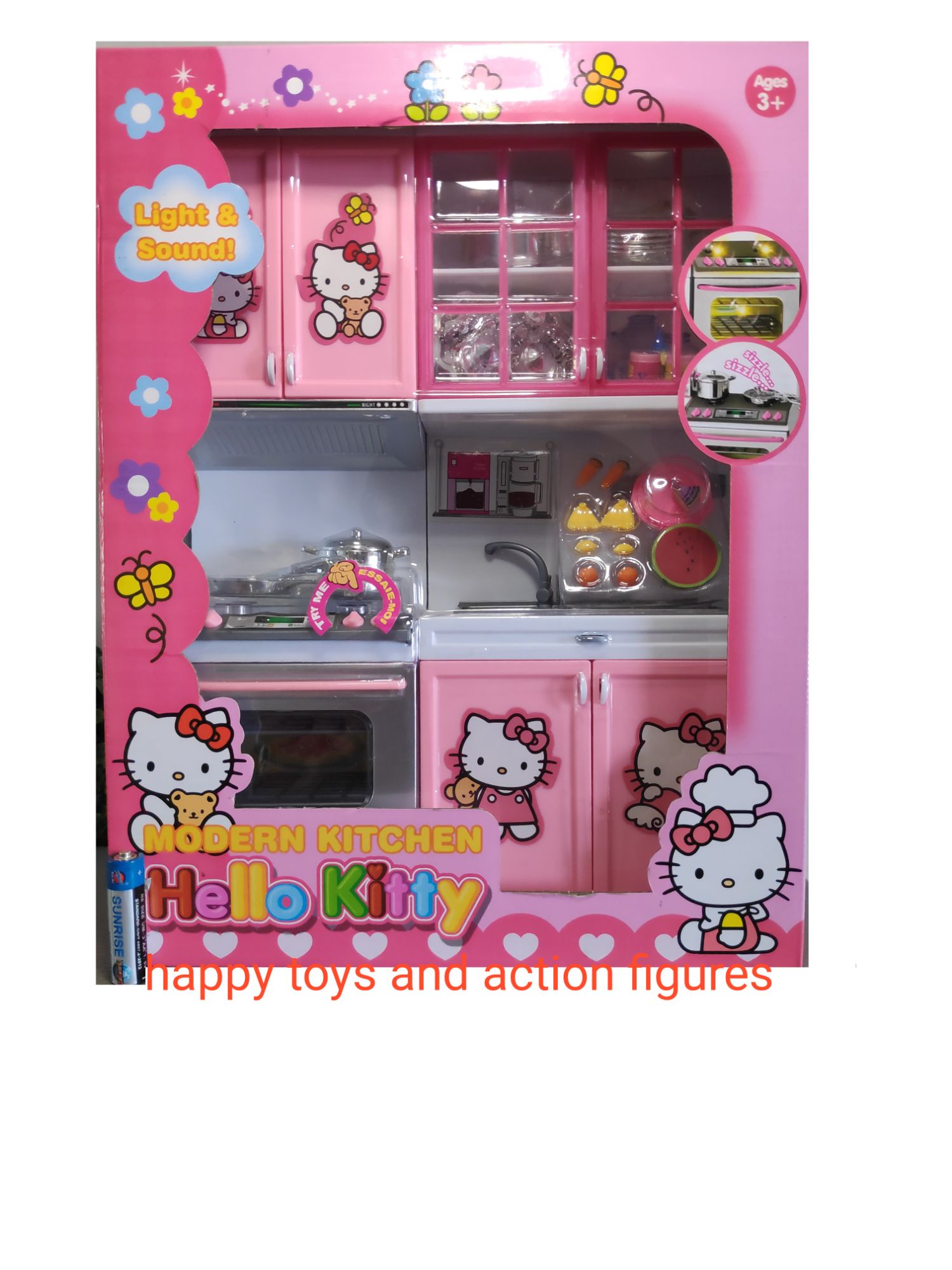 modern kitchen set hello kitty